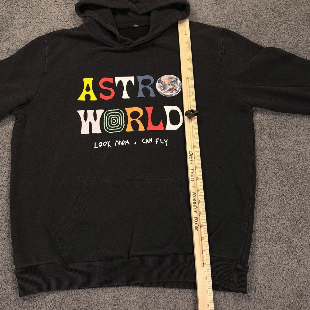 Astroworld Hoodie Mens Medium Look Mom I Can Fly‎ Travis Scott Sweatshirt Rap